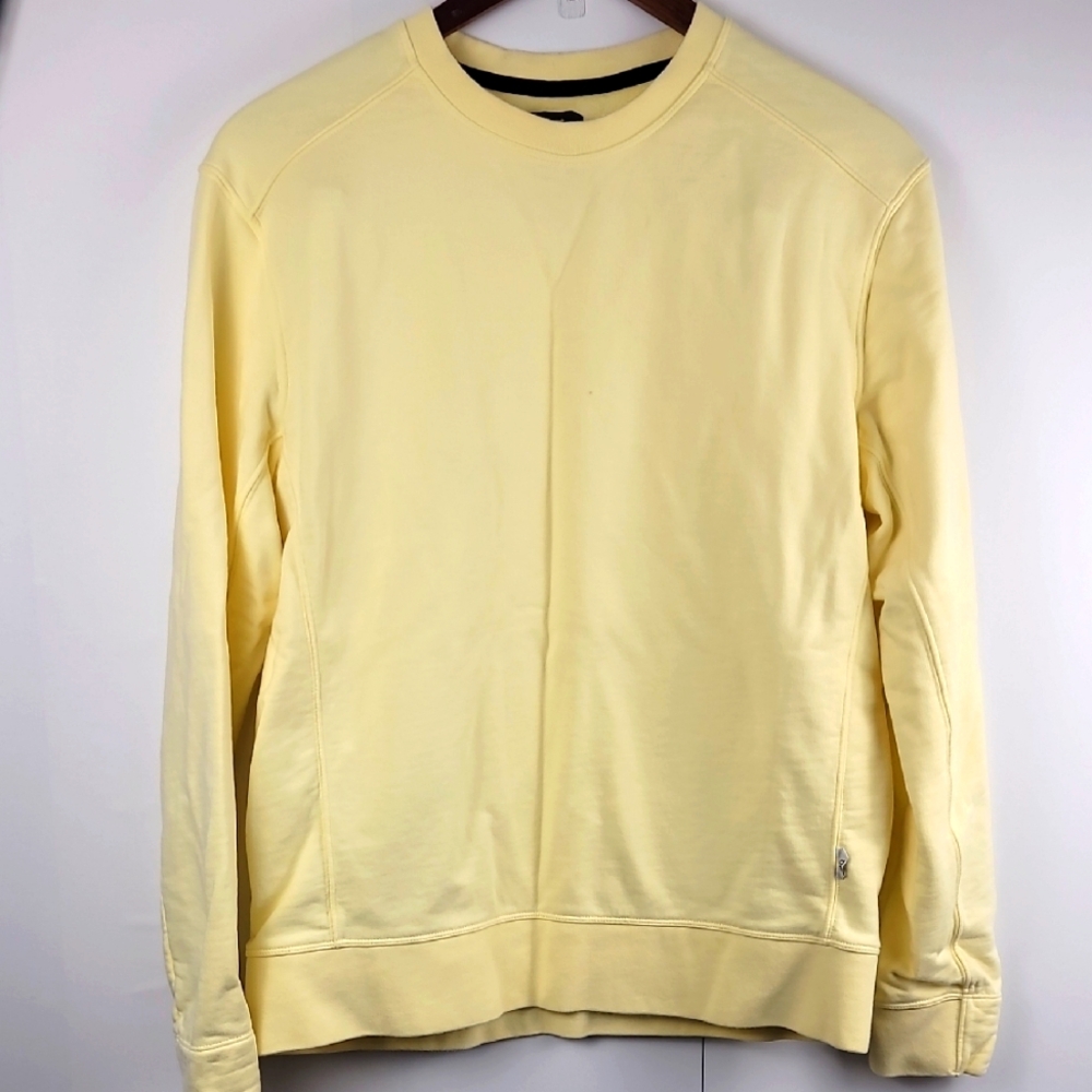 On Running Men's Soft Yellow Crewneck Sweater